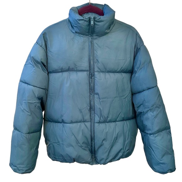 NWOT 🩵 A New Day Zip Front Puffer Jacket 🩵 Blue Size XS 🩵 Warm Cozy Winter - Picture 2 of 5